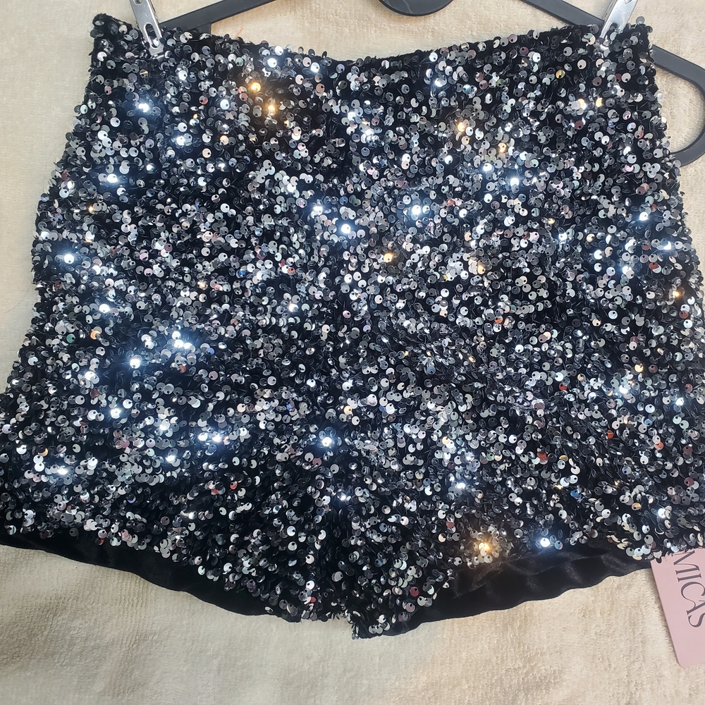 Sparkling Sequin Shorts
